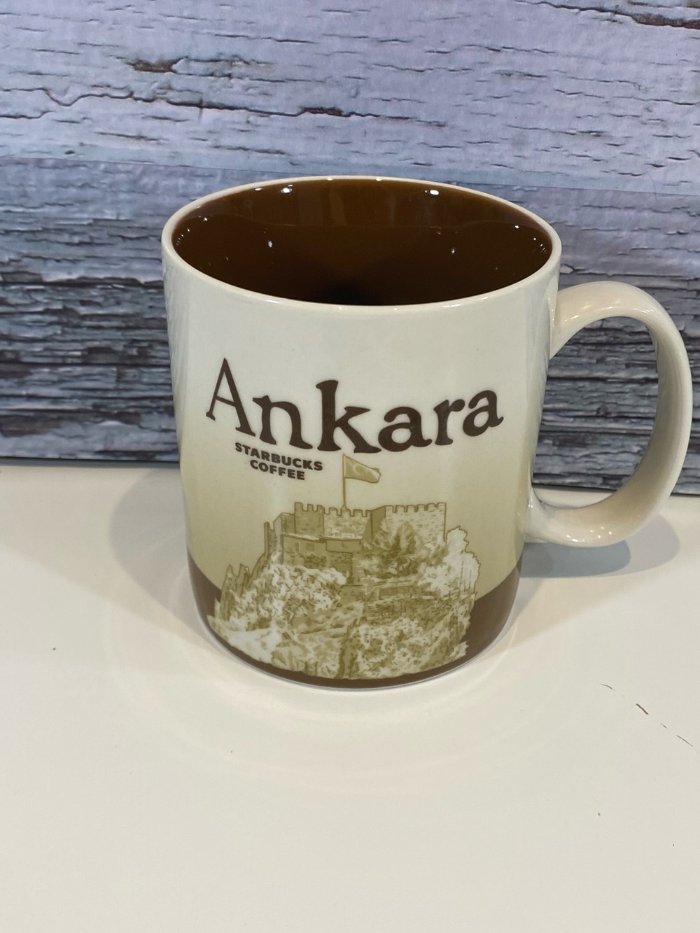 Starbucks 2016 Ankara Capital Turkey Global Icon Collector City Series Mug 16 Oz